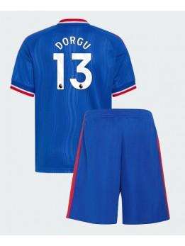 Otroški Nogometna dresi replika Manchester United Patrick Dorgu #13 Gostujoči 2026-27 Kratek rokav (+ hlače)